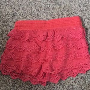 Lace shorts